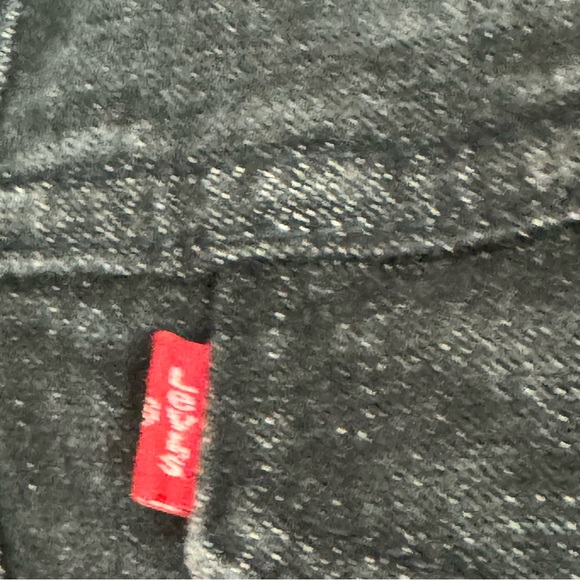 Levi Strauss Type 3 Trucker Jacket Black Denim Womens M with Hand Warmers, Sz M - Picture 5 of 7